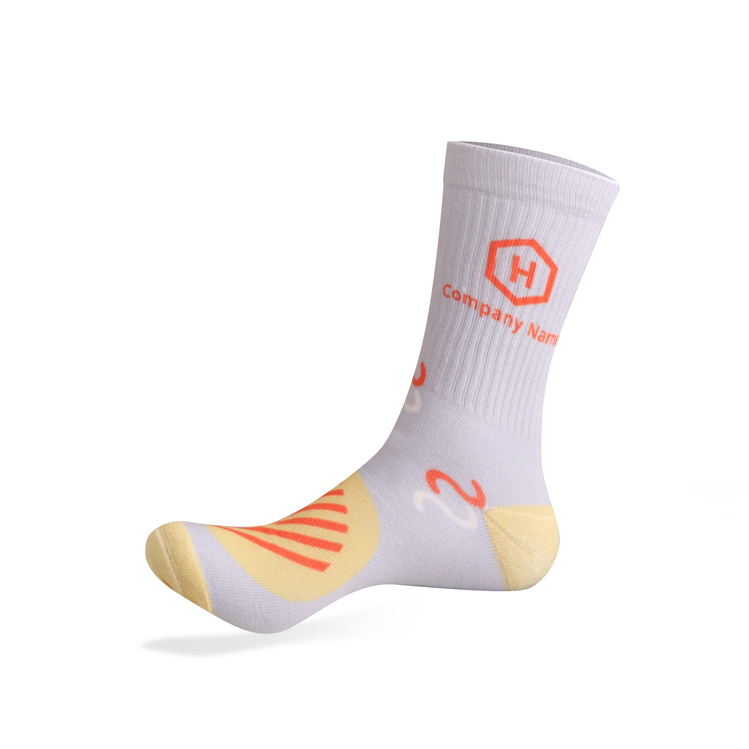 Promotional Crew Premium Sublimated Socks - Bongo